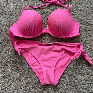 Pink bikini